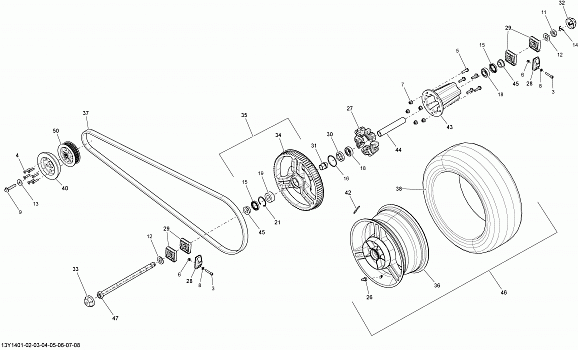 Drive System, Rear _13Y1402