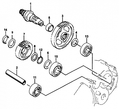 SECONDARY TRANSMISSION ASSEMBLY