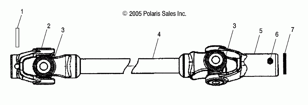 FRONT PROP SHAFT - A05MH68AC/AS/AT/AU/AW (4999200179920017B10)