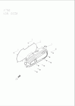 ENGINE, CLUTCH COVER - A16YAF11AA (A00014)