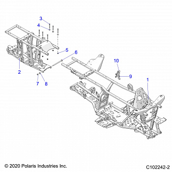 CHASSIS, FRAME - A20S6E57A1/3A1 (C102242-2)