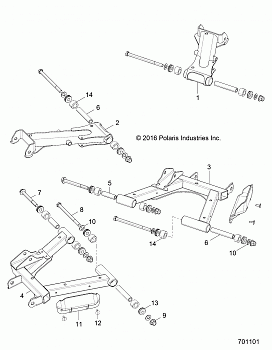 SUSPENSION, REAR CONTROL ARMS - Z17VBE87N2 (701101)