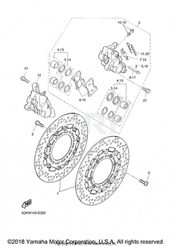 FRONT BRAKE CALIPER