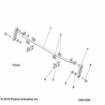 SUSPENSION, SWAY BAR - S20EFS8RS/8RE ALL OPTIONS (C601296)