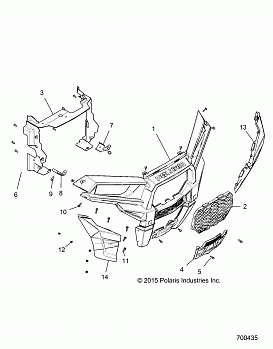 BODY, FRONT BUMPER - Z16VDE92NH/NW (700435)