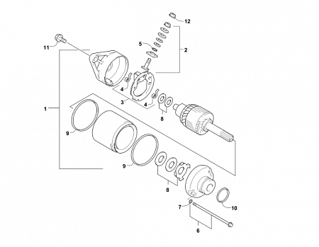 STARTER MOTOR ASSEMBLY