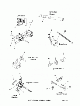 ELECTRICAL, SWITCHES and COMPONENTS - S20CEA5BSL (600782)