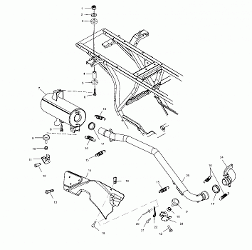 EXHAUST SYSTEM - A00AA32AB (4960076007A011)