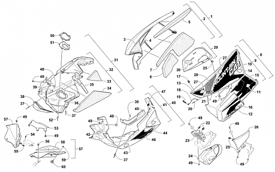 SKID PLATE AND SIDE PANEL ASSEMBLY