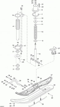 Front Suspension And Ski SWT, 600 WT