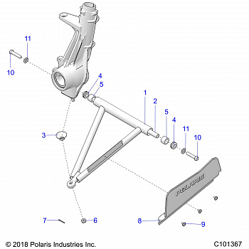 SUSPENSION, A-ARM and STRUT MOUNTING - A20SDE57K5
