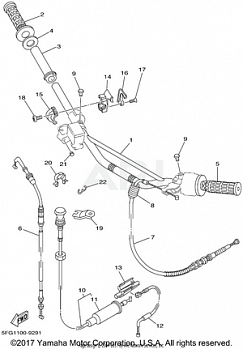 STEERING HANDLE CABLE