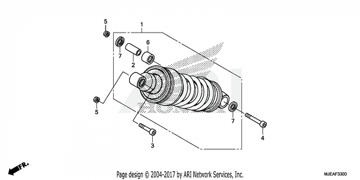 REAR SHOCK ABSORBER