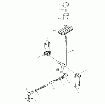 GEAR SELECTOR - A01BG50AA (4963766376C011)