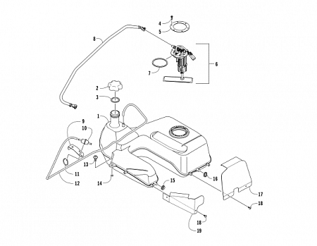 GAS TANK ASSEMBLY