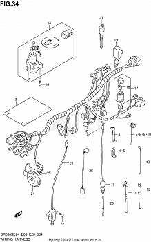 WIRING HARNESS (DR650SEL4 E33)