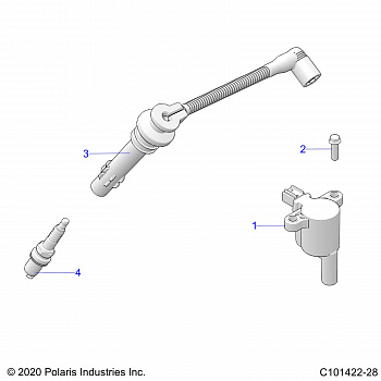ELECTRICAL, IGNITION COIL, WIRE AND SPARK PLUG - A21SEZ57AM/AN/BM/BN (C101422-28)