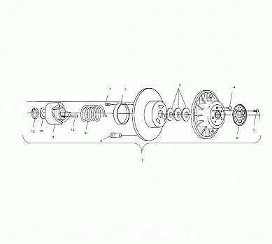 DRIVEN CLUTCH - S00SR8BS (4954115411C002)