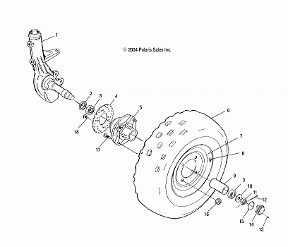 FRONT WHEEL - A03CB32AA/FC (4994889488B06)