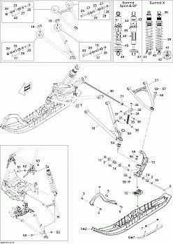 Front Suspension And Ski