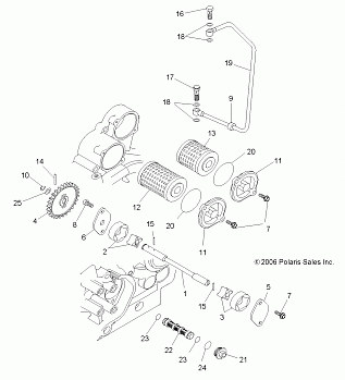 ENGINE, OIL SYSTEM and OIL PUMP - A09GP52AA (49ATVOILPUMP07OUT525)