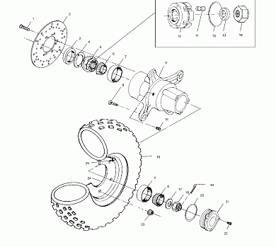 FRONT WHEEL - A01CH50AD (4960026002B006)