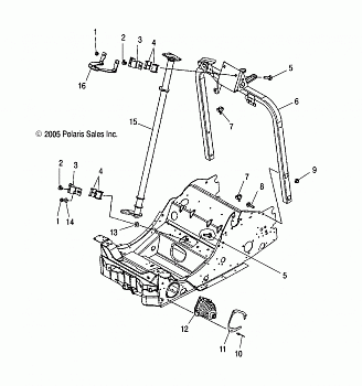 STEERING/POST - S07NP5BS/BE (4997259725B02)