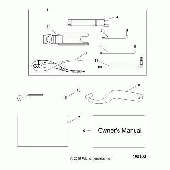 REFERENCES, TOOL KIT and OWNERS MANUAL - A16DAH57A1 (100163)