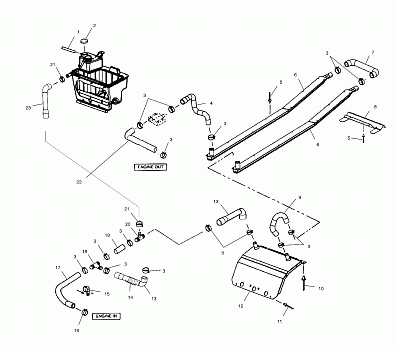 COOLING SYSTEM - S00NP6ES (4958115811B004)