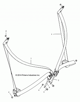 BODY, SEAT BELT MOUNTING - Z18VBE99BW (49RGRSB15RZR900)