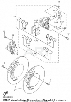 FRONT BRAKE CALIPER