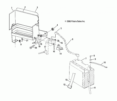 BATTERY BOX - S06SU4BS (4997559755B14)