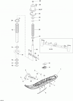 Front Suspension And Ski