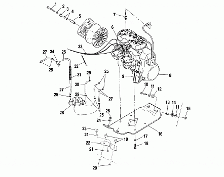 ENGINE MOUNTING - S00SD4BS (4953925392b007)
