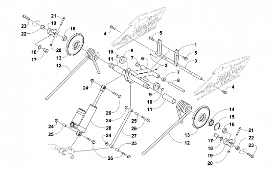 REAR SUSPENSION REAR ARM ASSEMBLY