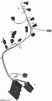 Engine Harness And Electronic Module 600HO SDI