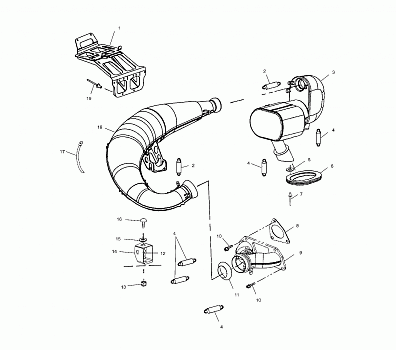 EXHAUST - S02NE8CS/S02NP8CS/CSA/CSB (4973467346D02)