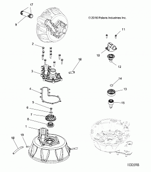 ENGINE, COOLING SYSTEM and WATER PUMP - A18SVS95FR