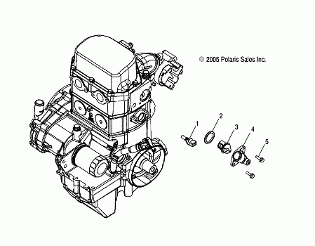 ENGINE, MANIFOLD and THERMOSTAT - A07MH76FA (4999200299920029D07)