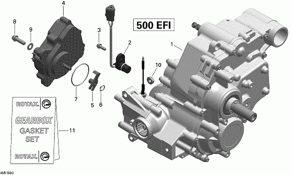 Gear Box Assy And 4X4 Actuator _45R1503