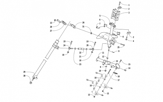 STEERING POST ASSEMBLY