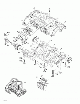 Crankcase, Reed Valve