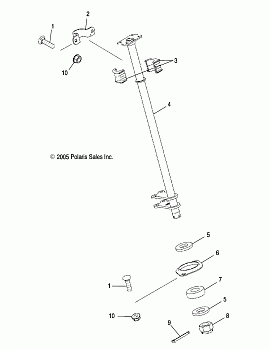 STEERING POST - A05MH68AC/AS/AT/AU/AW (4999200139920013C03)