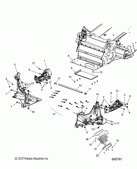 CHASSIS, BULKHEAD ASM. - S17CEE5BSL (600781)