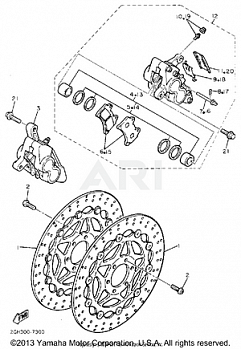 FRONT BRAKE CALIPER