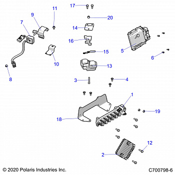 ELECTRICAL, COMPONENTS AND OPTIONS - G20GAP99AM/BM (C700798-6)