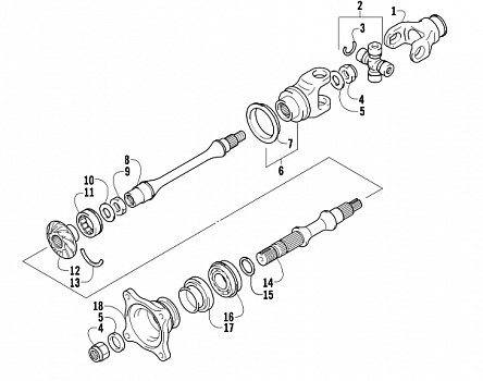 SECONDARY DRIVE ASSEMBLY