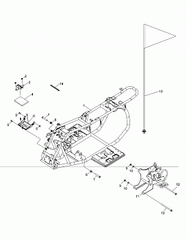 CHASSIS, FRAME and SWING ARM - A17YAK05A4/N4/A6/N6 (A00038)
