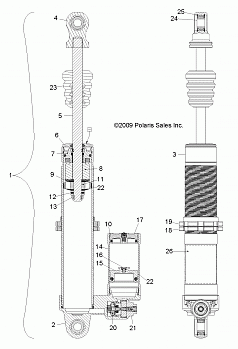 SUSPENSION, FRONT SHOCK - R10XH76AA (49RGRSHOCKFRT7043566)