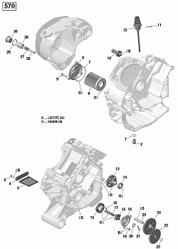 Engine Lubrication - 570 EFI